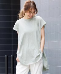 mili an deni/タックTシャツ レディース トップス 半袖Tシャツ 綿100% スラブ素材 tシャツ カットソー/504717217