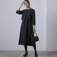 form forma/フォルムフォルマ form forma 喪服/礼服/≪洗える≫フレアワンピース/ブラックフォーマルスーツ/夏/セレモニー/七五三/504713344