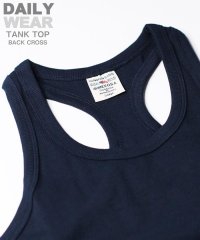 AVIREX/《DAILY/デイリー》RIB TANK TOP BACK CROSS/リブ タンクトップ バッククロス  デイリーウェア/504721356