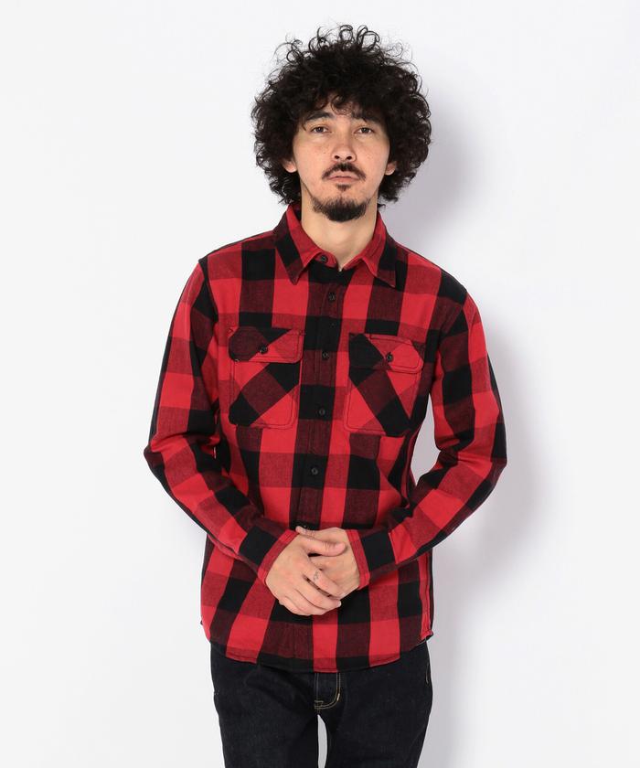 Amazon.co.jp: [アヴィレックス] 6115071 L/S フランネル