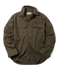 AVIREX/AVIREX/アヴィレックス/FATIGUE KHAKI SHIRT/長袖ファティーグ カーキ シャツ/504722720