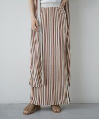 Fashion Letter/ファッションレター Fashion Letter リネンライクストライプニットスカート セットアップ可/504728573