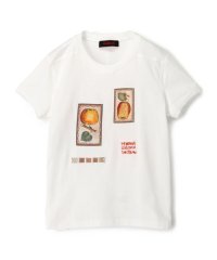 CABaN /CABaN スビンコットン フルーツプリントTシャツ/504729965