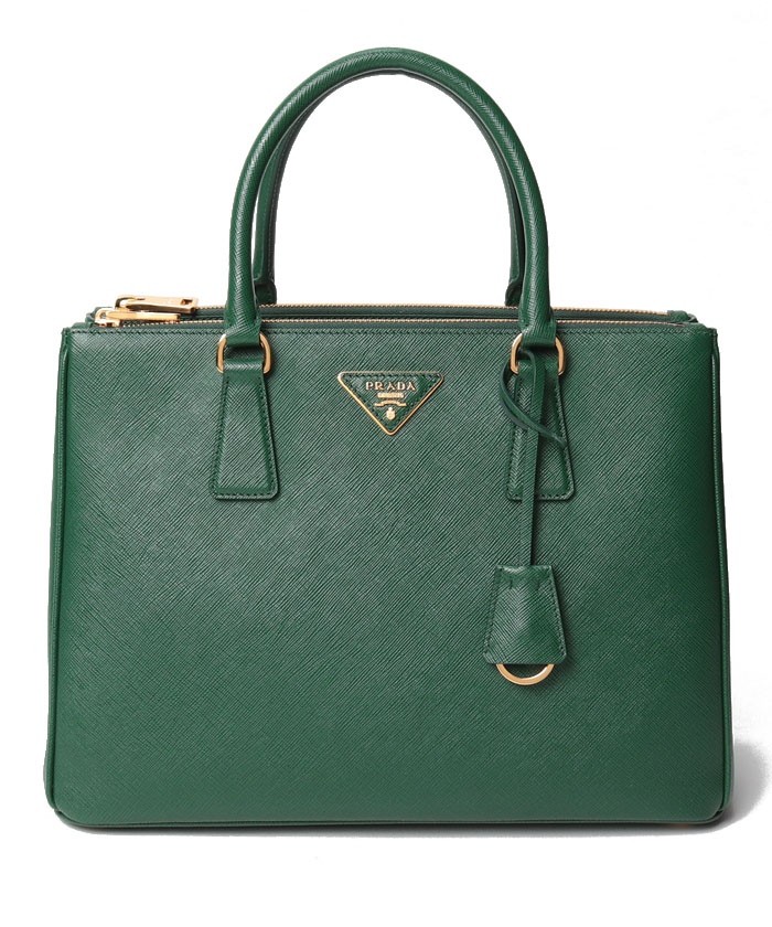 PRADA】PRADA プラダ ハンドバッグ レザー ガレリア 2WAY 鞄 PRADA】PRADA プラダ ハンドバッグ レザー ガレリア 2WAY 鞄