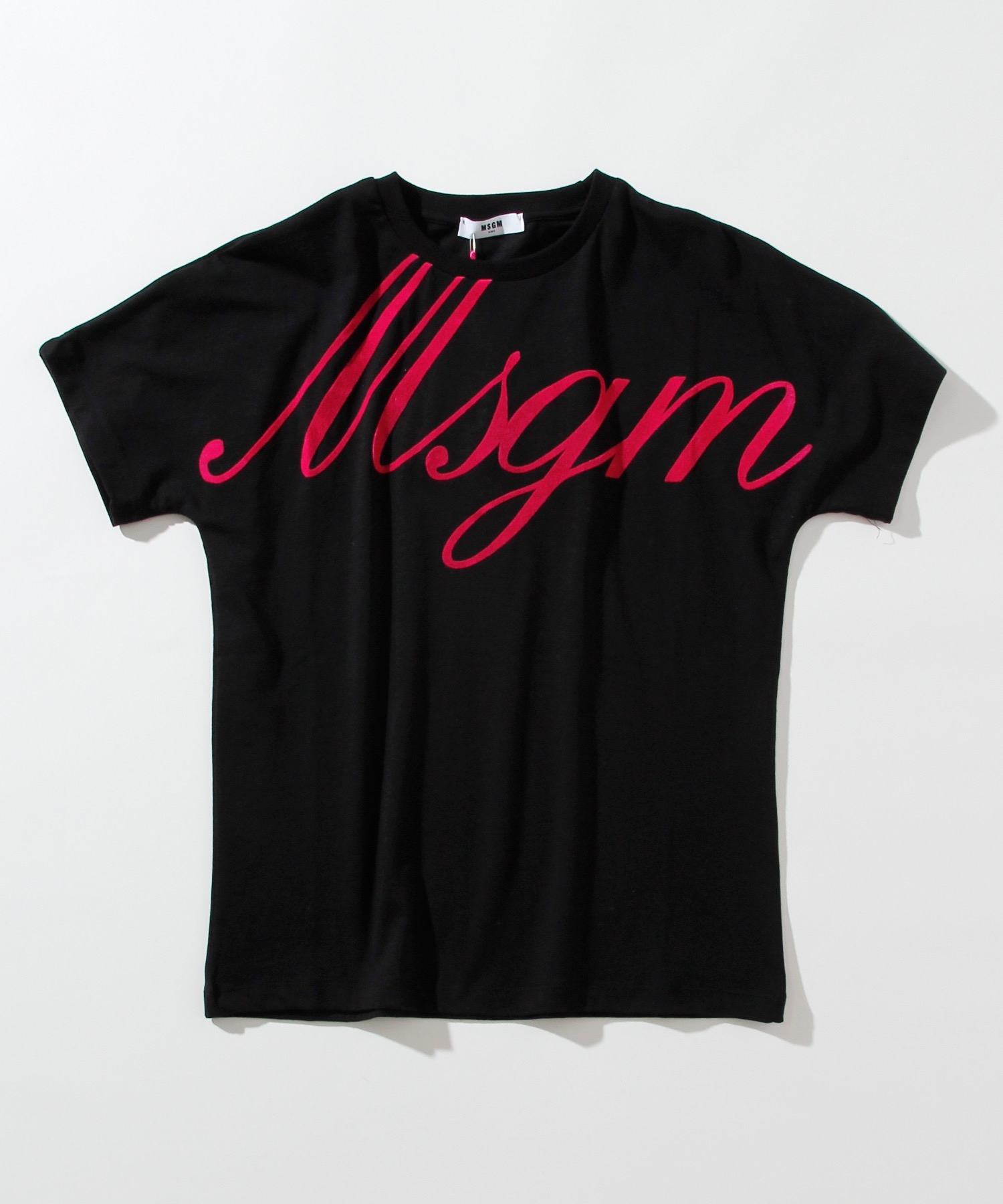 MSGM Tシャツ 半袖 エムエスジーエム トップス ブラック