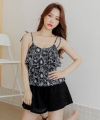 Lace Ladies/レースレディース Lace Ladies ショートパンツ付きフリルセパレート水着3点セット/504731571