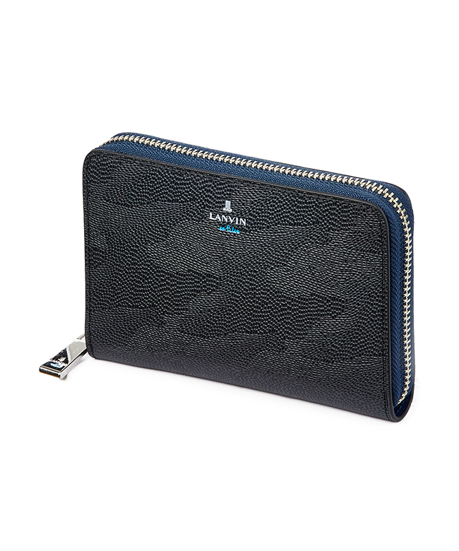 LANVIN en Bleu 二つ折り財布 ランバン オン ブルー ワグラム