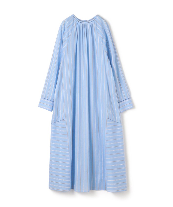 美品☆DES PRES☆2023年製 マドラス ストライプ ワンピース 緑