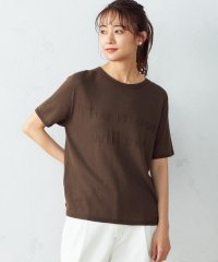 COMME CA ISM /ロゴ　ニットＴシャツ/504656437