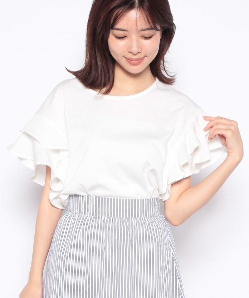 セール 袖フリル半袖t イング Ingni D Fashion