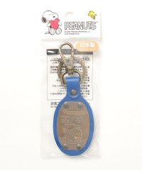 PEANUTS/ピーナッツ PEANUTS スヌーピー/レザーキーホルダー小判型/スヌーピー＆チャーリーブラウン/504716301