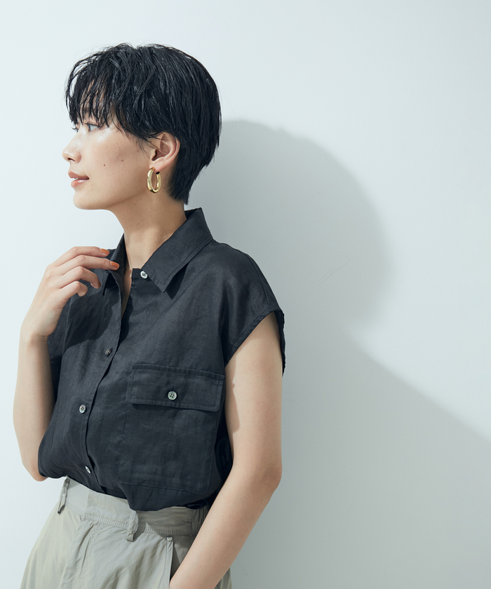 R&D.M.Co-☆今期新品未使用リネンヘンプドレープロングシャツ R&D.M.Co-/OLDMANS TAILOR,ワンピース | WOODY HOUSE LBR