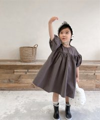 aimoha/aimoha－KIDS－ 韓国子供服　ギャザーAラインワンピース/504738300