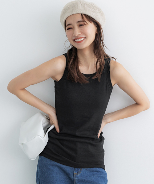 ニコ　8分袖シャツ、カップ付タンクトップ、ロングパンツ　おまとめ売り カップ付き】ロング丈アメスリタンクトップ(504710650) | コカ