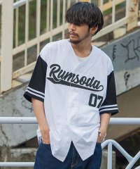 SB Select/RUMSODA アップリケロゴベースボールシャツ メンズ ブランド おしゃれ 半袖 ベースボールシャツ 半袖シャツ 無地 ブランド ストリート 韓国ファッション/504744330