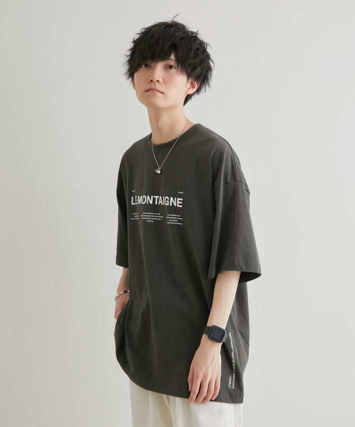 こめ×JUNRed オーバーサイズサイテイションズTee(504743627
