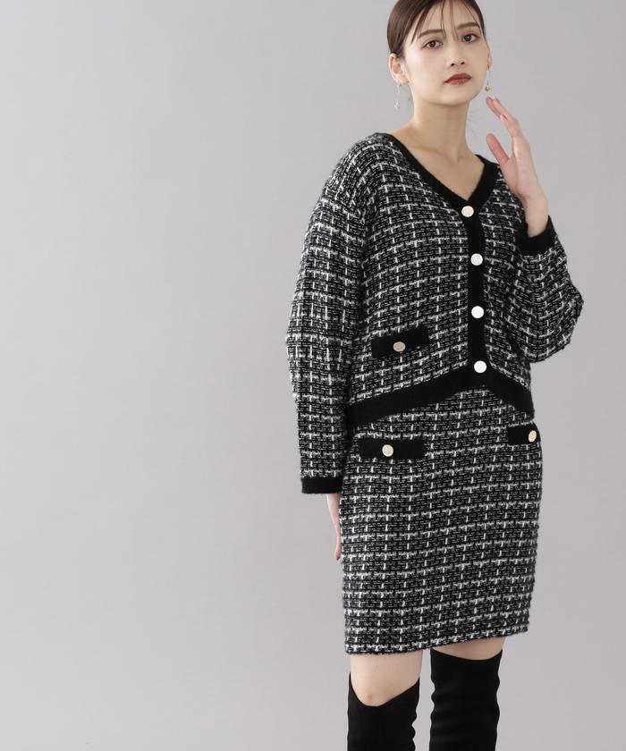 お気に入りの JILLSTUART ツィードセットアップ2点セット スーツ・フォーマル・ドレス