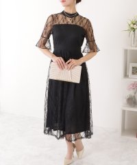 Lace Ladies/レースレディース Lace Ladies ウエスト切り替え ロングワンピース ドレス/504750425