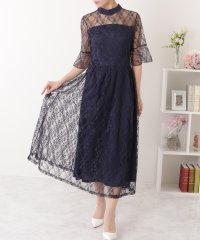 Lace Ladies/レースレディース Lace Ladies ウエスト切り替え ロングワンピース ドレス/504750425