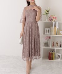 Lace Ladies/レースレディース Lace Ladies ウエスト切り替え ロングワンピース ドレス/504750425