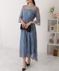 Lace Ladies/七分袖レースワンピースドレス/504750426