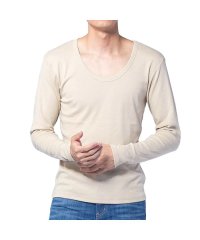  GENELESS/tシャツ メンズ 無地 Vネック Uネック ストレッチ インナー 長袖 7分袖 ロンT 選べる袖丈/504750936