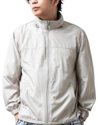  GENELESS/ジェネレス GENELESS ウインドブレーカー メンズ アウター 防寒 防風 撥水 スタンド ブルゾン 立ち襟 ダルシャイン ネイビー×セージ シンプル zi/504751029