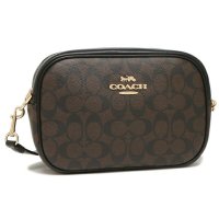 COACH/コーチ アウトレット ショルダーバッグ シグネチャー ブラウン ブラック レディース COACH CA547 IMAA8/504750244