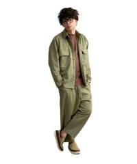  GENELESS/ジェネレス GENELESS セットアップ メンズ 秋冬 カットスウェード CPOジャケット ゆったり サルエルパンツ シャツジャケット セット カバーオール/504750793
