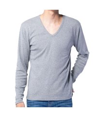  GENELESS/tシャツ メンズ 無地 Vネック Uネック ストレッチ インナー 長袖 7分袖 ロンT 選べる袖丈/504750936