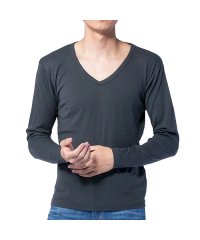  GENELESS/tシャツ メンズ 無地 Vネック Uネック ストレッチ インナー 長袖 7分袖 ロンT 選べる袖丈/504750936