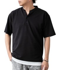  GENELESS/Tシャツ メンズ アンサンブル 接触冷感 2枚セット インナー付き タンクトップ キーネック クルーネック/504750948