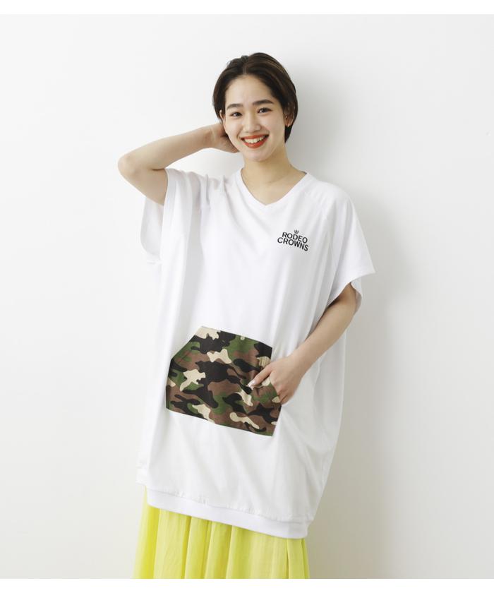 セール】(WEB・OUTLET限定)BIG LOGO BY Vネック カット セール】(WEB・OUTLET限定)BIG LOGO BY Vネック カット