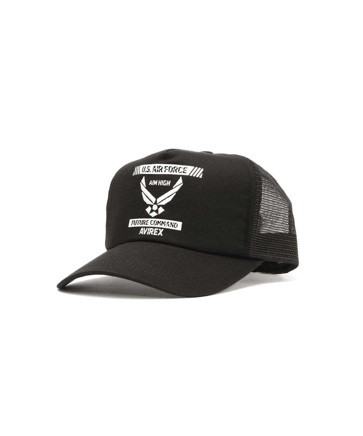 国内発送【AVIREX】AIRFORCE LOGO MESHCAP AIRFORCE LOGO MESHCAP / エアフォース ロゴ メッシュキャップ