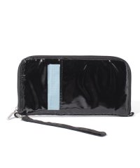 LeSportsac/MULTI TRAVEL WALLET ブラックパテントヒトリップ/504757919