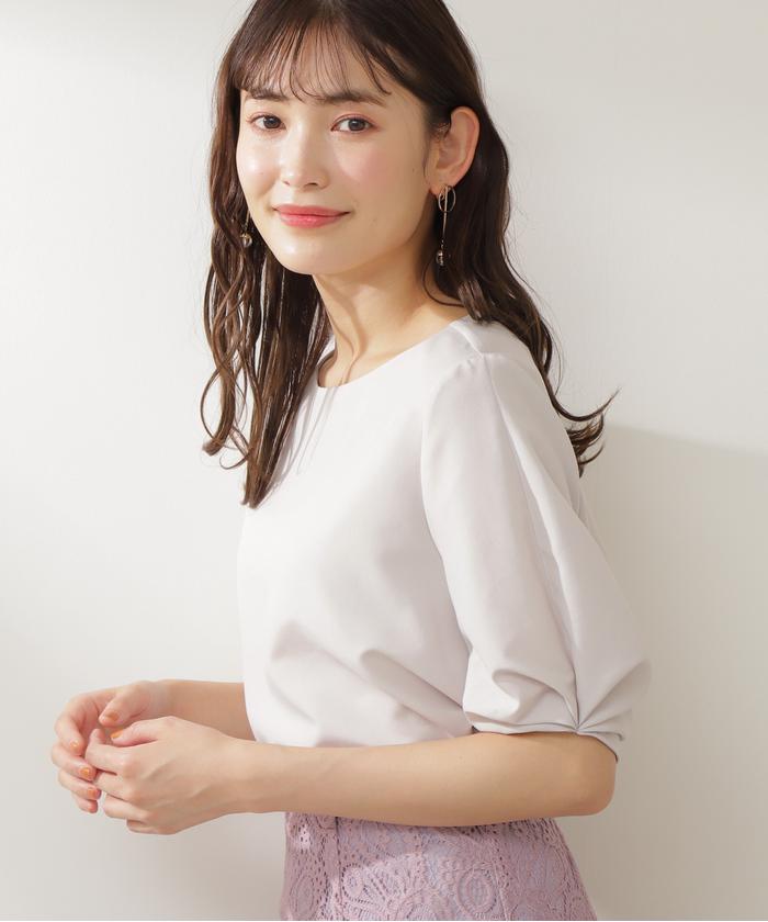 タックスリーブタイブラウス