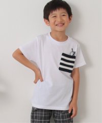 ikka kids/【キッズ】ニットボーダーポケTシャツ（100〜160cm）/504558181