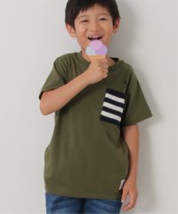 ikka kids/【キッズ】ニットボーダーポケTシャツ（100〜160cm）/504558181