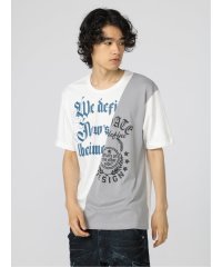 semanticdesign/切替カレッジ クルーネック半袖ルーズ 半袖 メンズ Tシャツ カットソー カジュアル インナー ビジネス ギフト プレゼント/504758903