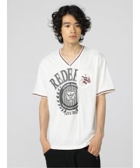 semanticdesign/切替カレッジ Vネック半袖ルーズ 半袖 メンズ Tシャツ カットソー カジュアル インナー ビジネス ギフト プレゼント/504758904