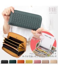 RINRE/【RINRE/リンレ】RINRE/リンレ 財布 大容量 長財布 女性 ラウンドファスナー財布 ブランド カード ハニカム カード縦型収納 じゃばら カードフォル/504759754