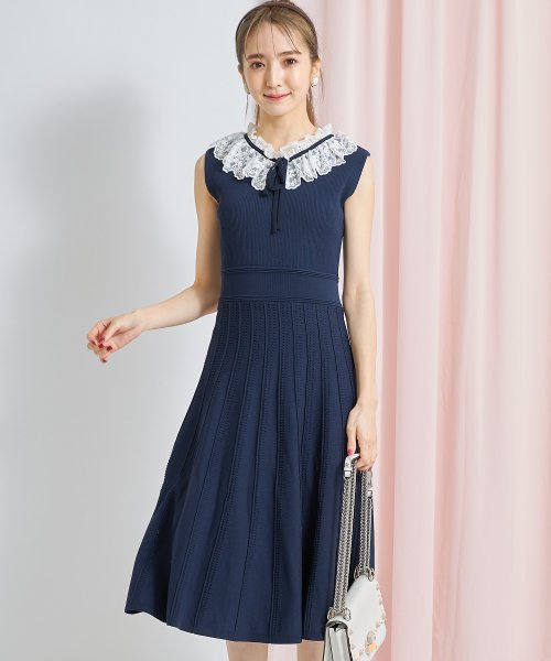 美品♡トッカ 130 邪魔くさく TOCCA 長袖 ワンピース グレー フリル リボン
