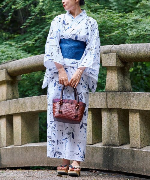 セール】【Chico】浴衣(504689013) チコ(Chico) d fashion スズランテープショルダーバック ストライプ模様 ネイビー&レッドピンク
