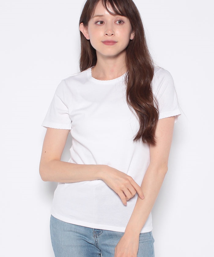 FemmeFEMALE】ポワンココット半袖Tシャツ(504539183) プチバトー(PETIT BATEAU) d fashion Tシャツ 80サイズ