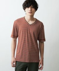 MK homme/ＶネックボーダーＴシャツ/504710176