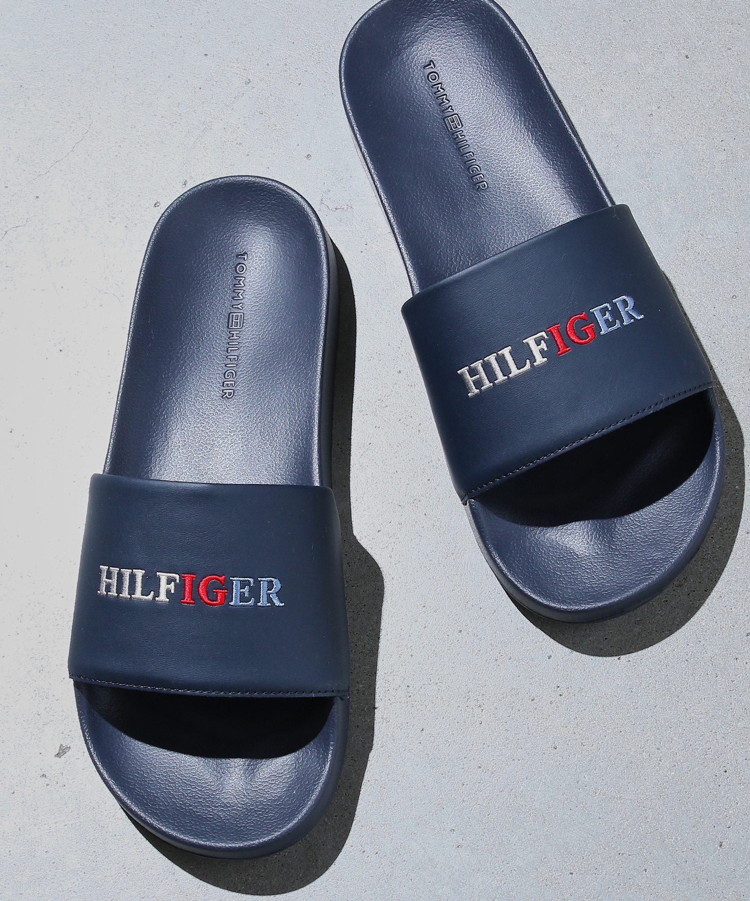 セール】COLORFUL HILFIGER POOL SLIDE(504754084) | トミー