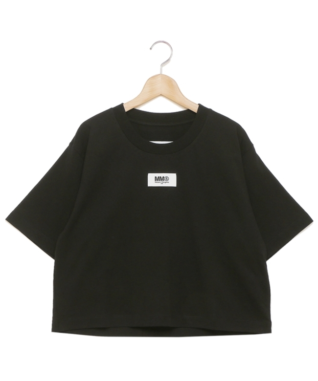 エムエムシックス メゾンマルジェラ Tシャツ ブラック レディース MM6 Maison Margiela S52GC0236 S23962  900(504762943) | エムエムシックス メゾンマルジェラ(MM6 Maison Margiela) - d fashion