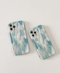 shopnikoniko/水色 ペイント スマホケース ma 【即納】 アイフォン スマホ カバー ケース iPhone TPU ソフトケース 柄 ニュアンス かわいい おしゃれ トレン/504763812