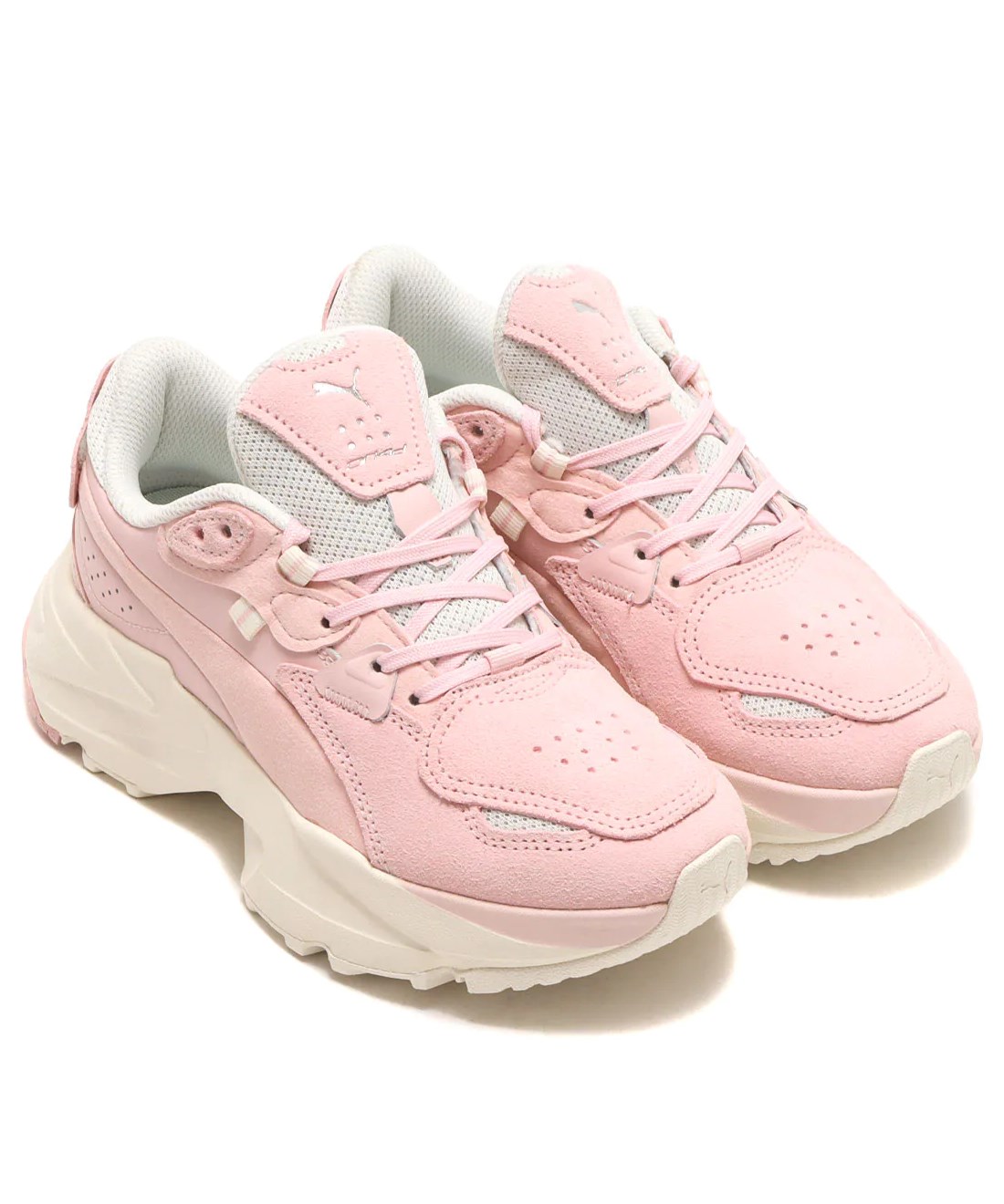 試着のみ】PUMA レディーススニーカー 23.0cm オーキッド パステル
