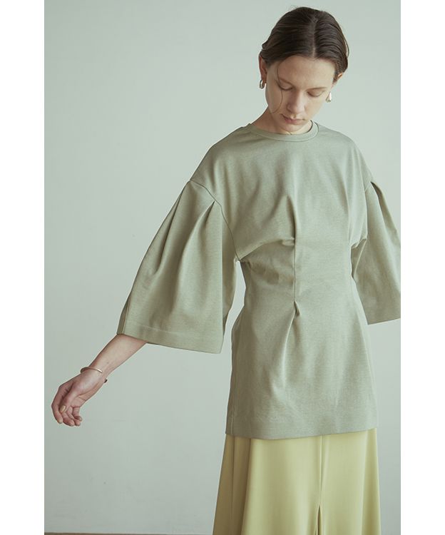 CLANE ✨WAIST DESIGN LONG TOPS　ベージュ　トップス CLANE ✨WAIST DESIGN LONG TOPS ベージュ トップス - メルカリ